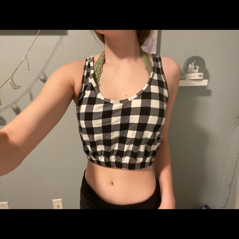 Forever 21 plaid tank top
